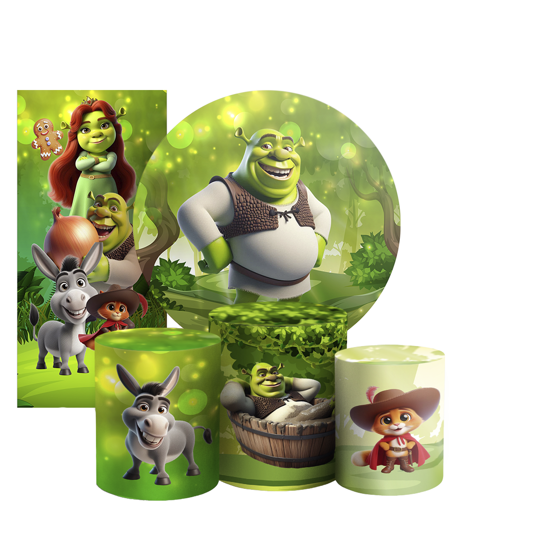 Arte Digital Painel de Festa - Shrek 805818