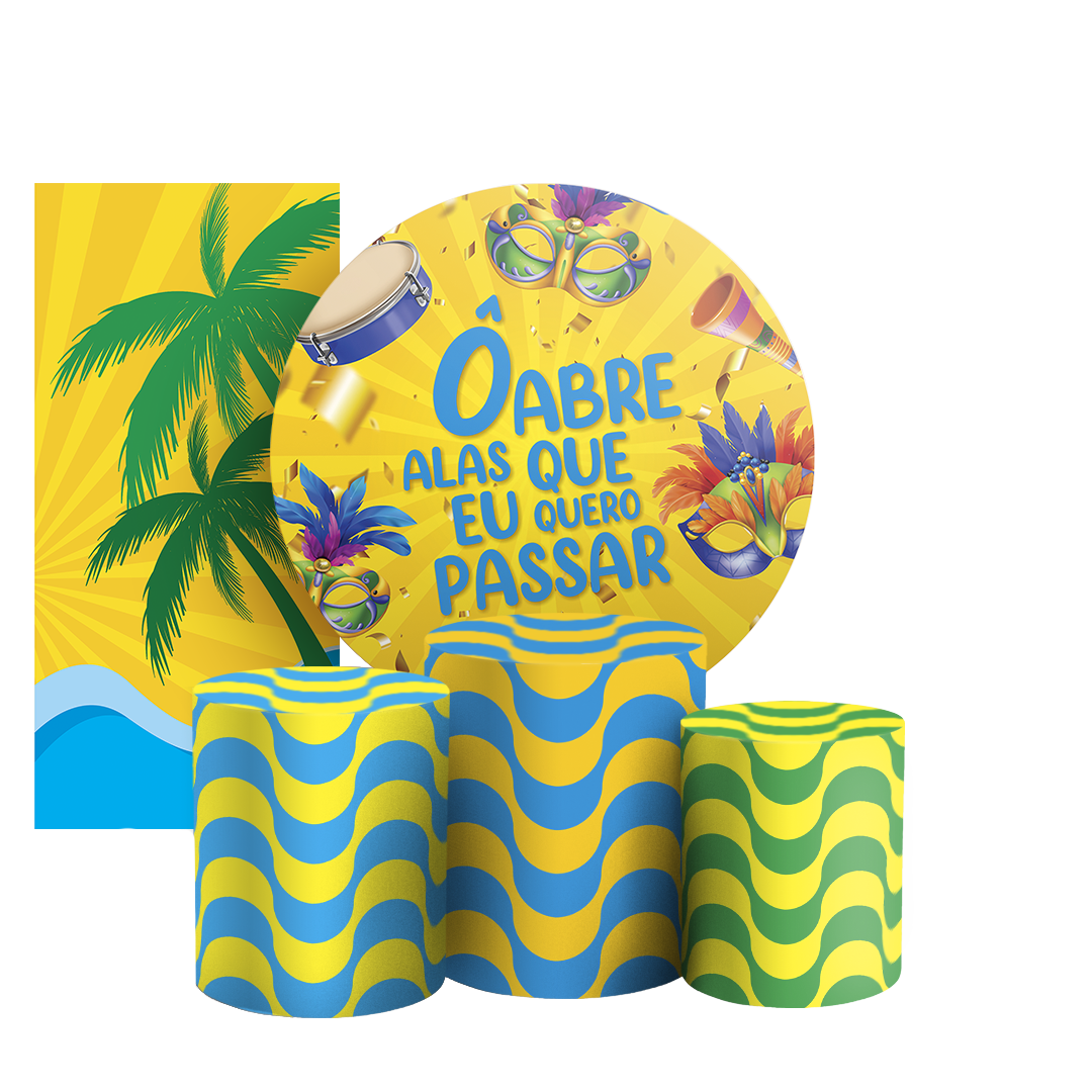 Arte Digital Painel de Festa - Carnaval 805944