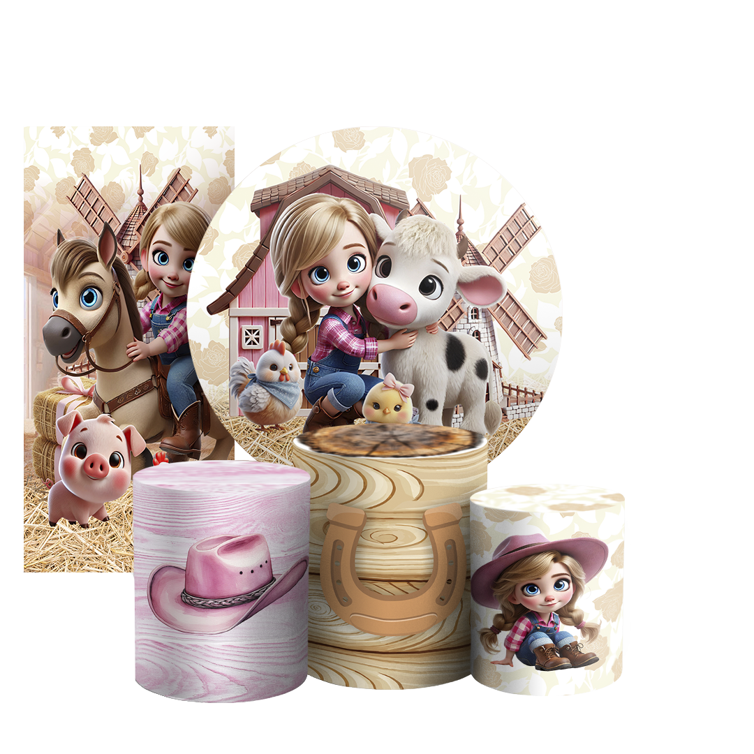 Arte Digital Painel de Festa - Fazendinha 805959