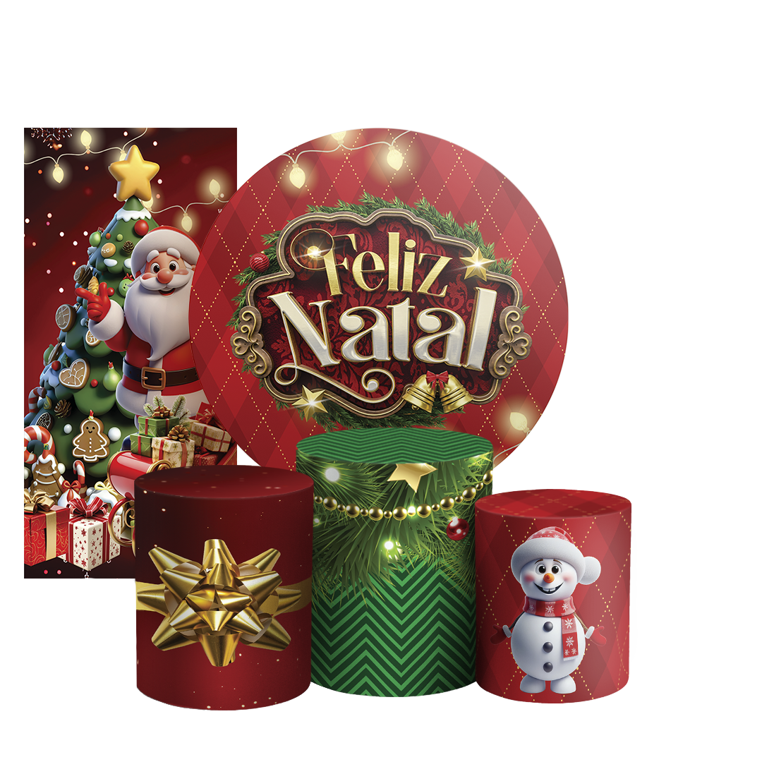 Arte Digital Painel de Festa - Natal 805975