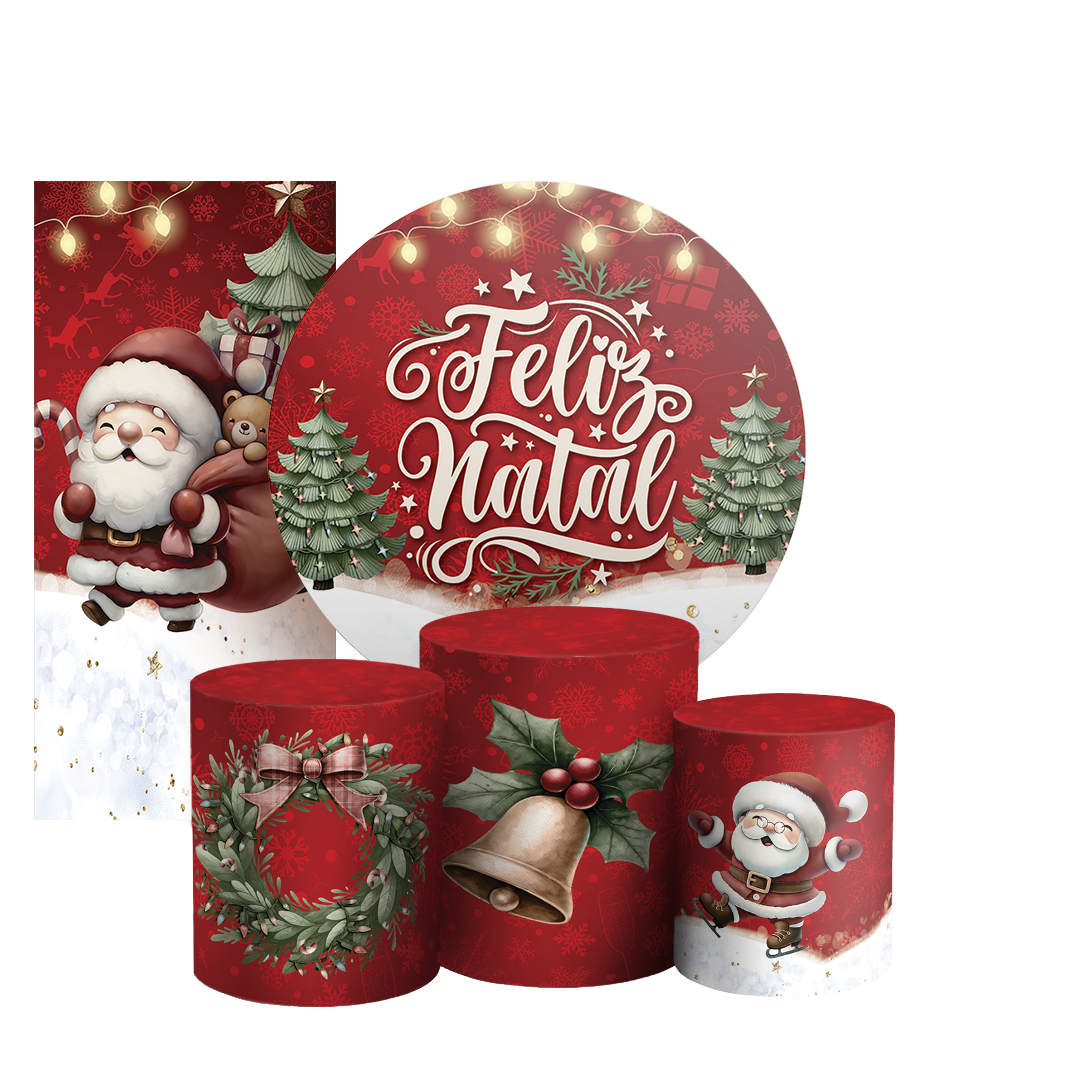 Arte Digital Painel de Festa - Natal 805978