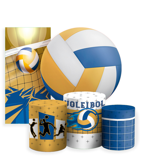 Arte Digital Painel de Festa - Voleibol 802596