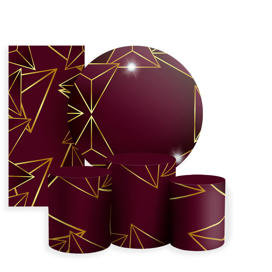 Arte Digital Painel de Festa - Abstrato 802638