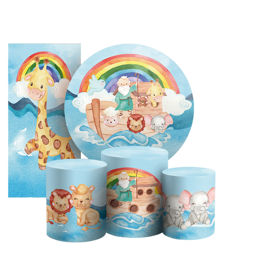 Arte Digital Painel de Festa - Arca de Noe 802760