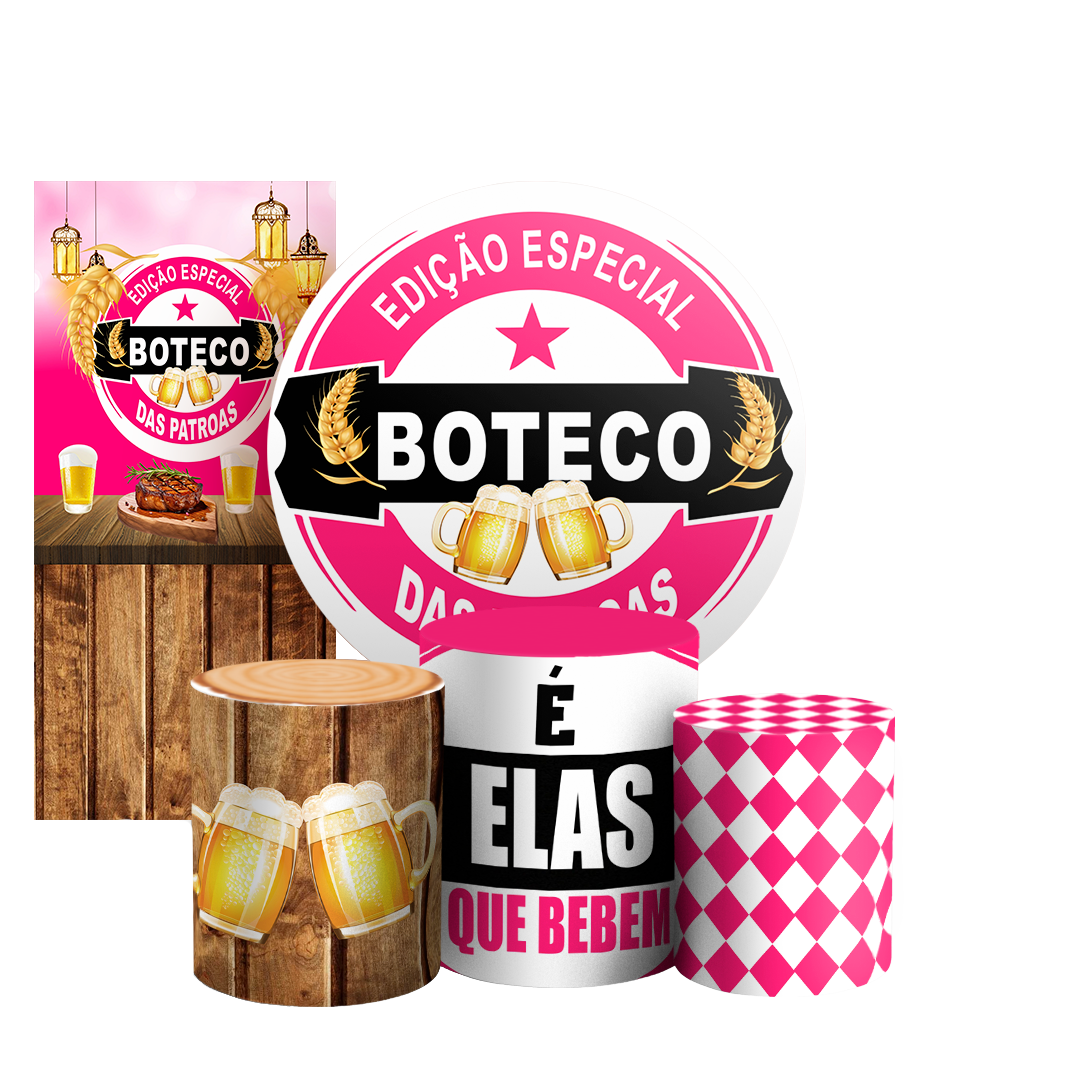 Arte Digital Painel de Festa - Boteco Das Patroas 802820