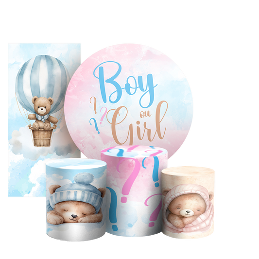 Arte Digital Painel de Festa - Cha Revelacao 802824