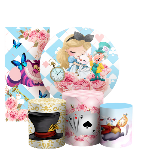 Arte Digital Painel de Festa - Alice Pais Das Maravilhas Baby 802868