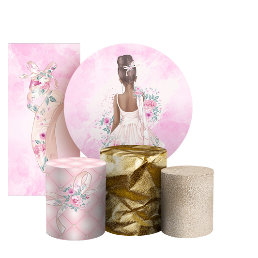 Arte Digital Painel de Festa - Bailarina 802870