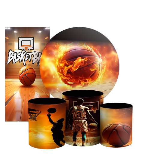 Arte Digital Painel de Festa - Basquete 802871