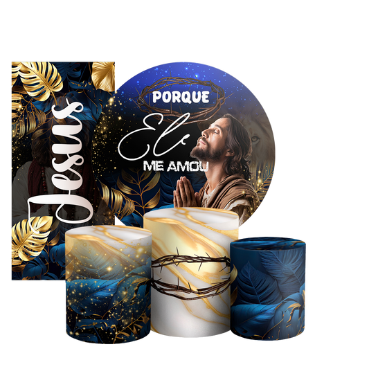 Arte Digital Painel de Festa - Jesus Leao De Juda 802882