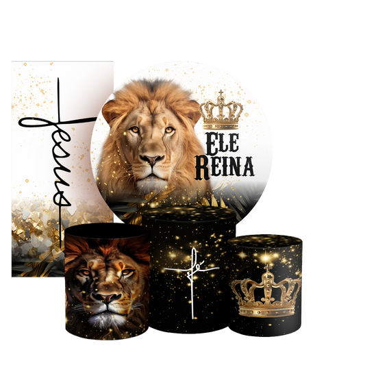 Arte Digital Painel de Festa - Jesus Leao De Juda 802887