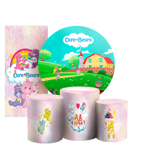 Arte Digital Painel de Festa - Ursinhos Carinhosos Care Bears 802891