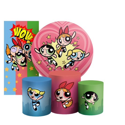 Arte Digital Painel de Festa - As Meninas Super Poderosas 802899