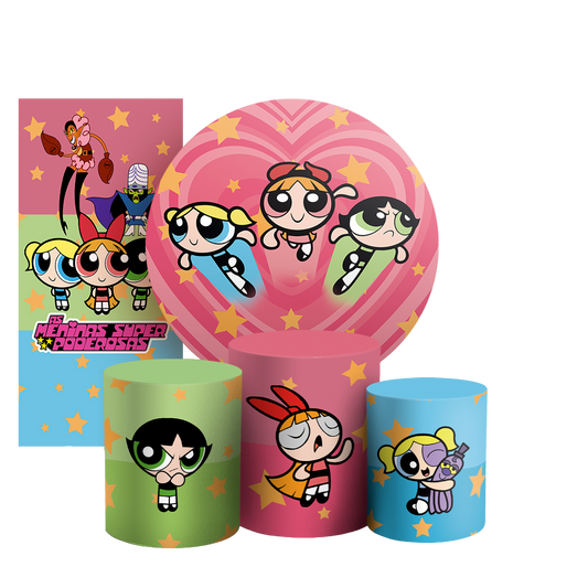 Arte Digital Painel de Festa - As Meninas Super Poderosas 802900