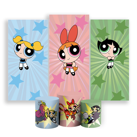 Arte Digital Painel de Festa - As Meninas Super Poderosas 802902