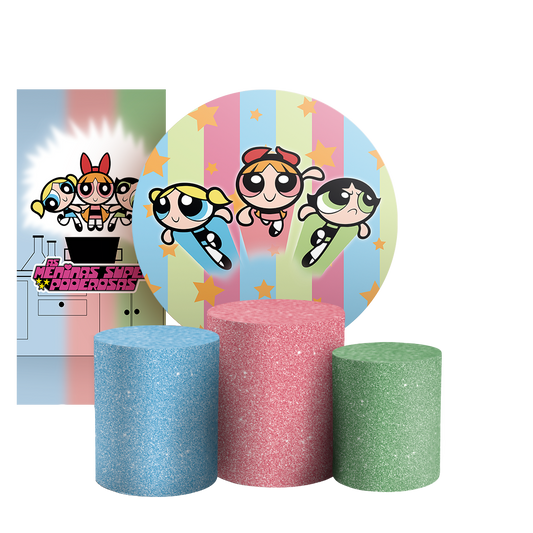 Arte Digital Painel de Festa - As Meninas Super Poderosas 802903