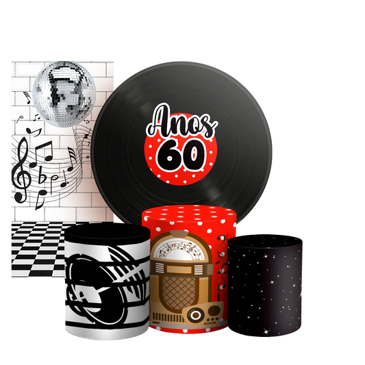 Arte Digital Painel de Festa - Anos 80 802921