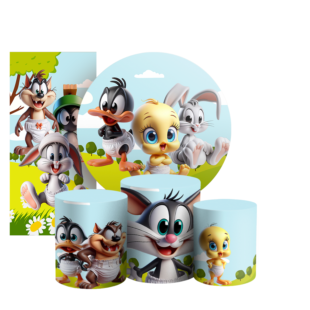Arte Digital Painel de Festa - Looney Tunes 802934