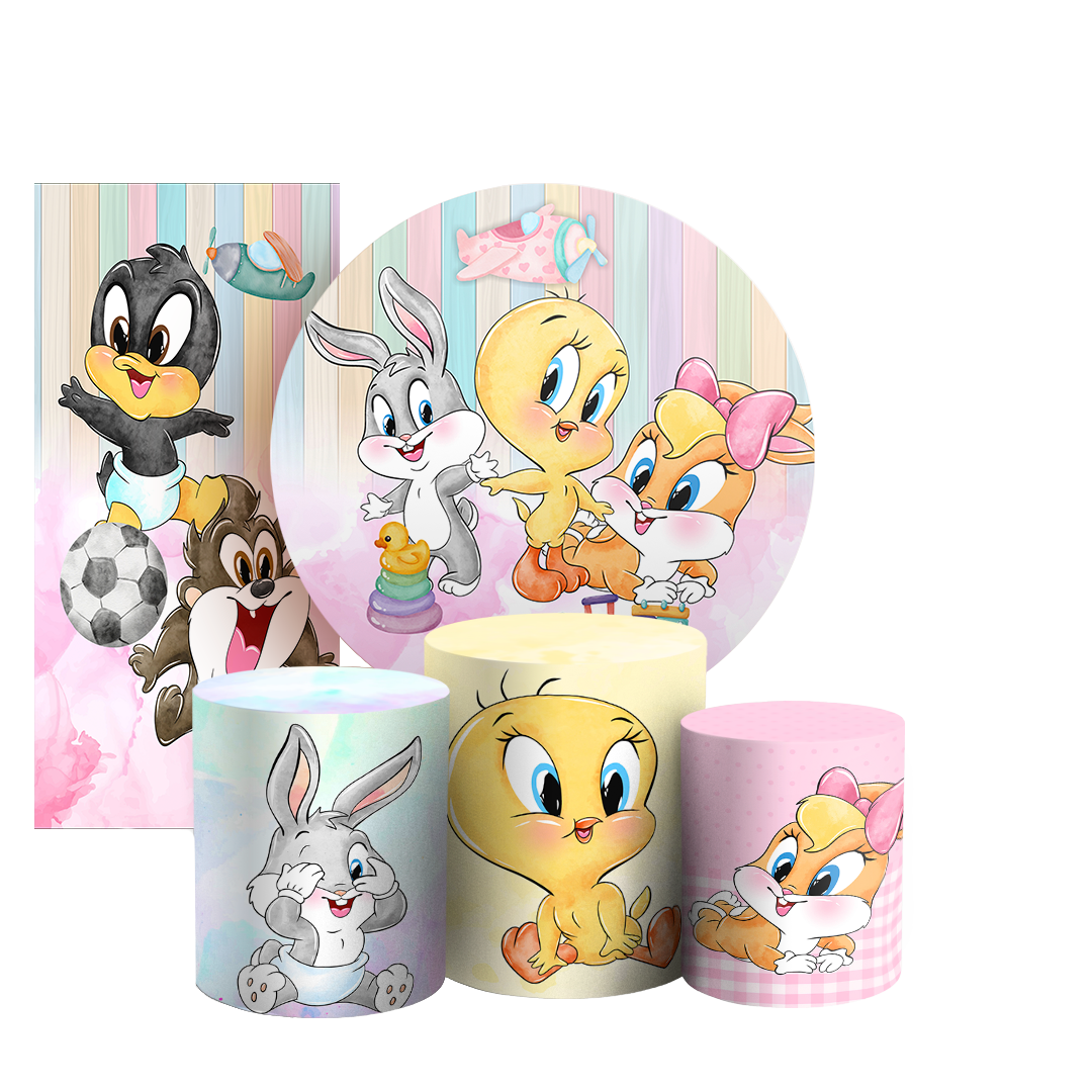 Arte Digital Painel de Festa - Looney Tunes 802936