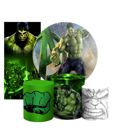 Arte Digital Painel de Festa - Hulk 803044