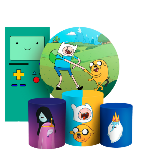 Arte Digital Painel de Festa - Hora de Aventura 803082