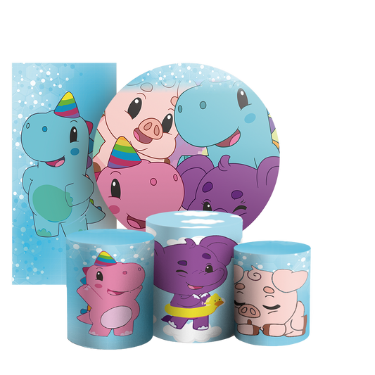 Arte Digital Painel de Festa - Baby Tube 803083