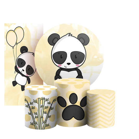 Arte Digital Painel de Festa - Panda 803092
