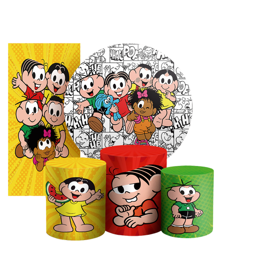 Arte Digital Painel de Festa - Turma Da Monica 803102