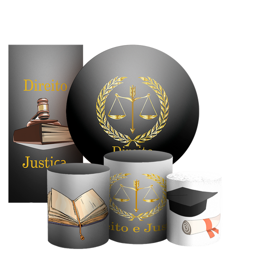 Arte Digital Painel de Festa - Direito 803125