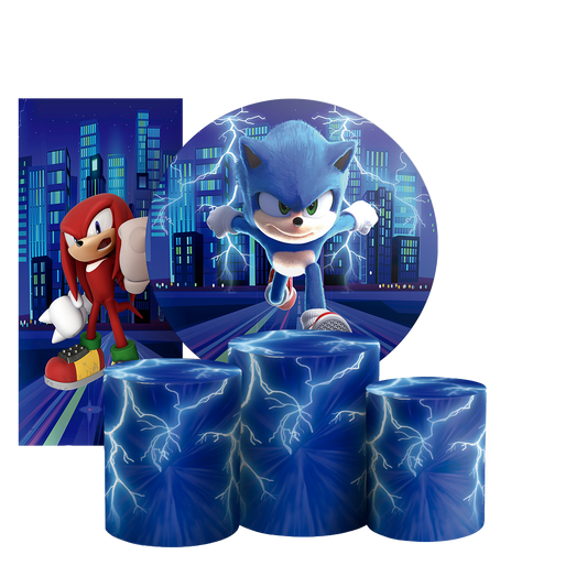 Arte Digital Painel de Festa - Sonic 803131