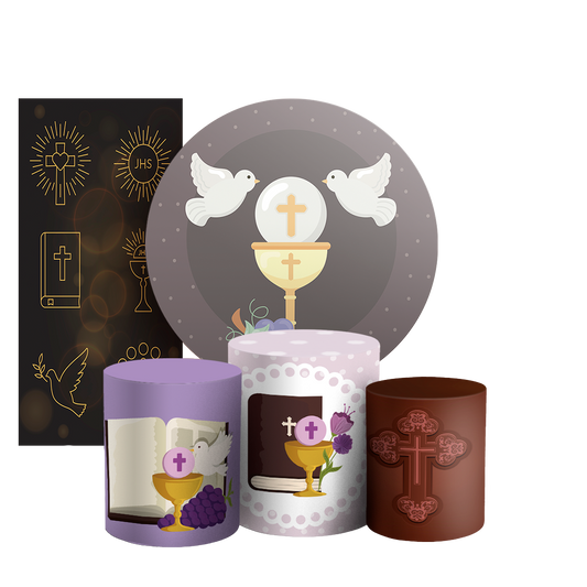 Arte Digital Painel de Festa - Primeira Comunhao 803135