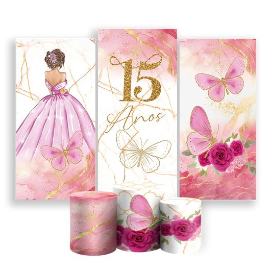 Arte Digital Painel de Festa - 15 Anos 803161