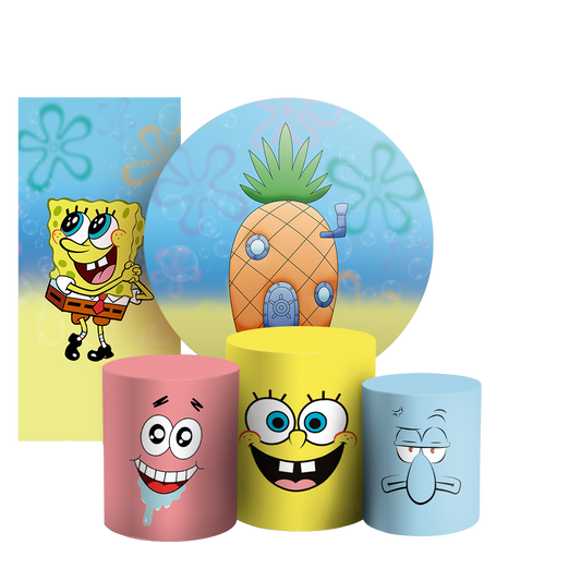 Arte Digital Painel de Festa - Bob Esponja 803172