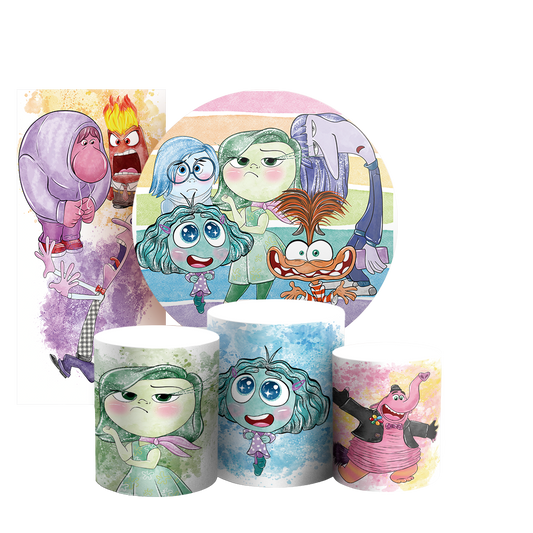 Arte Digital Painel de Festa - Divertida Mente 803188