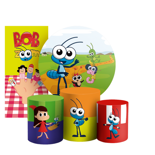 Arte Digital Painel de Festa - Bob Zoom 803203