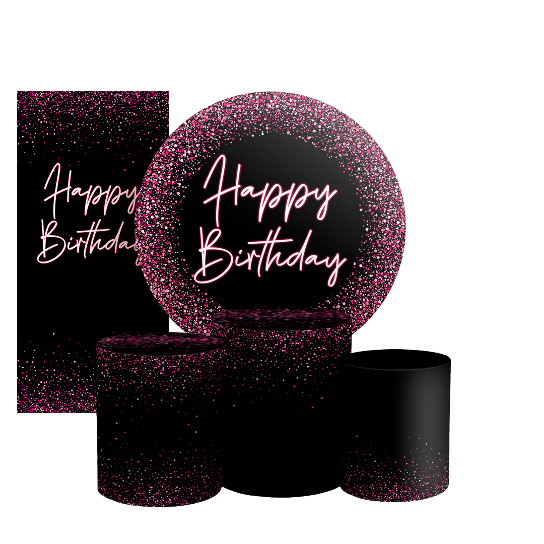 Arte Digital Painel de Festa - Happy Birthday 803216