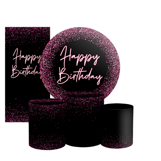 Arte Digital Painel de Festa - Happy Birthday 803216