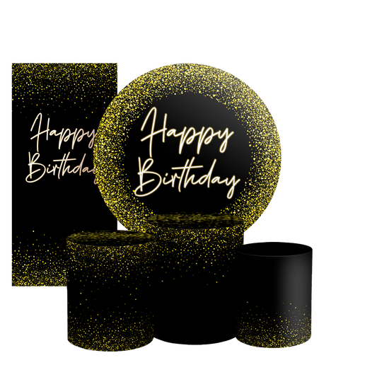 Arte Digital Painel de Festa - Happy Birthday 803218