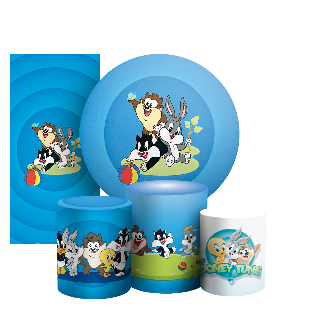 Arte Digital Painel de Festa - Looney Tunes Baby 803238