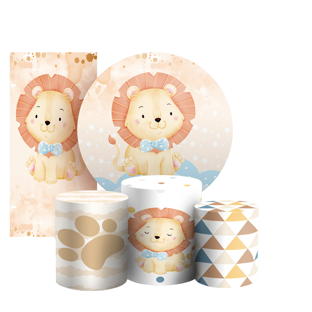 Arte Digital Painel de Festa - Leaozinho  803264