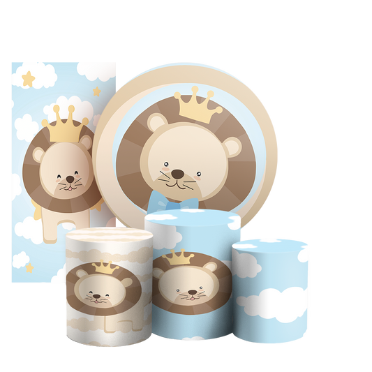 Arte Digital Painel de Festa - Leaozinho  803265