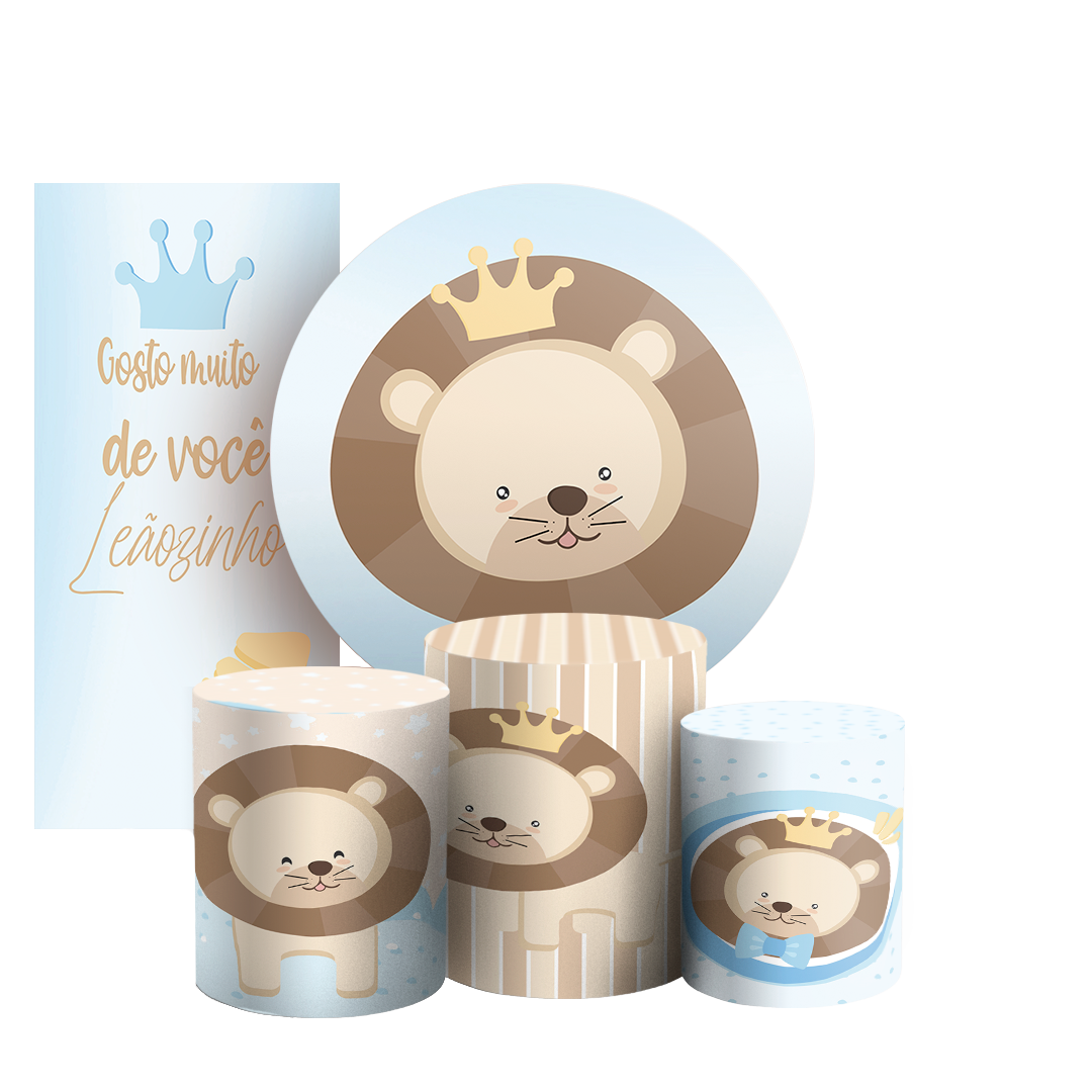 Arte Digital Painel de Festa - Leaozinho  803266