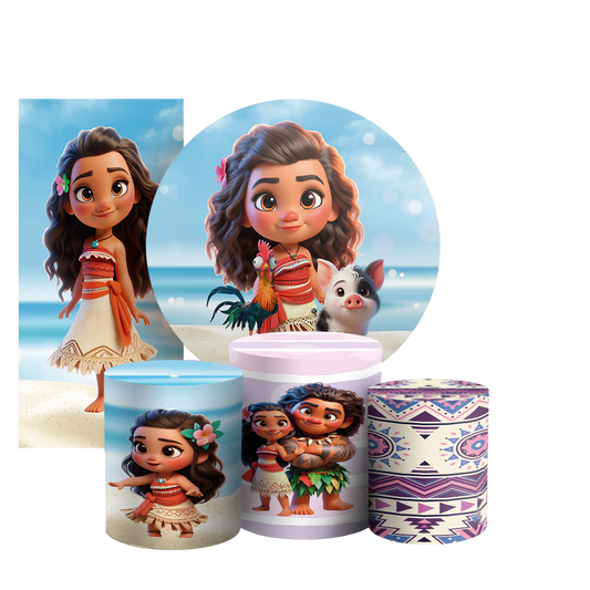 Arte Digital Painel de Festa - Moana  803275
