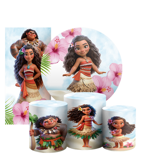 Arte Digital Painel de Festa - Moana  803276