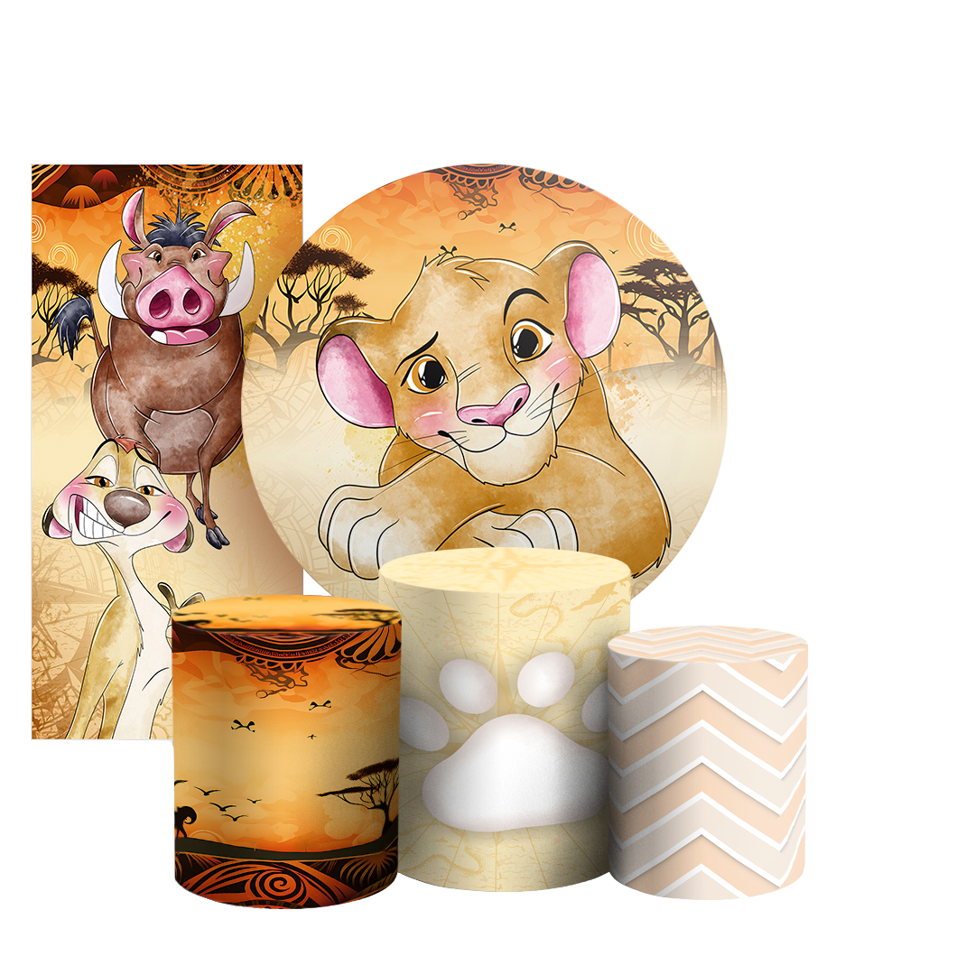 Arte Digital Painel de Festa - Rei Leao 803333