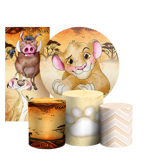 Arte Digital Painel de Festa - Rei Leao 803333