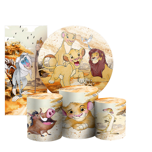 Arte Digital Painel de Festa - Rei Leao 803335