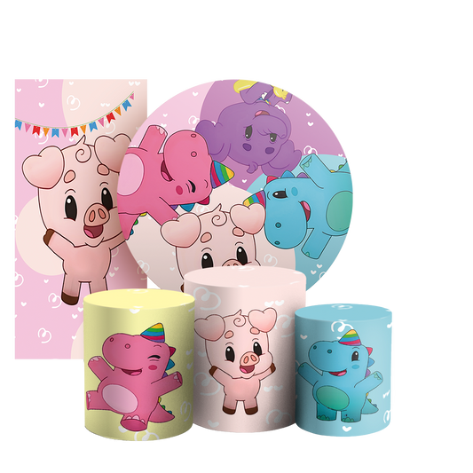 Arte Digital Painel de Festa - Baby Tube 803365