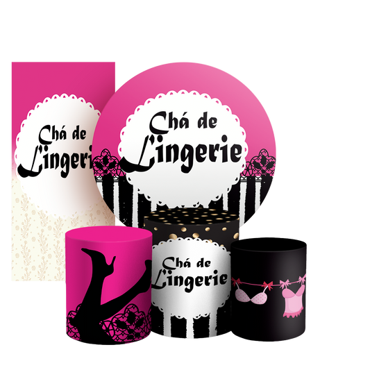 Arte Digital Painel de Festa - Cha De Lingerie 803371