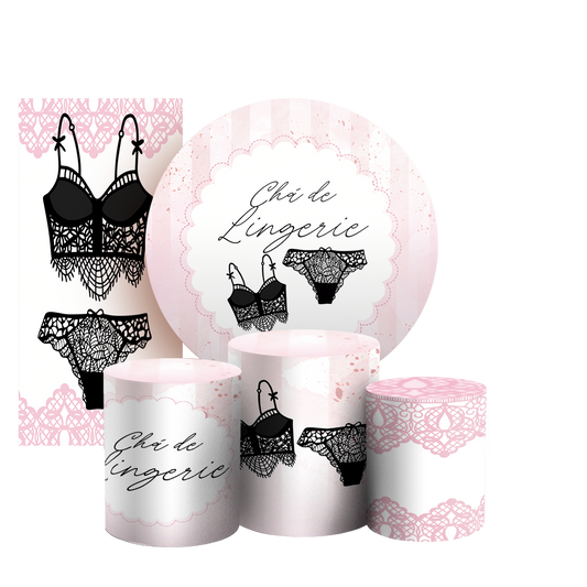 Arte Digital Painel de Festa - Cha De Lingerie 803376